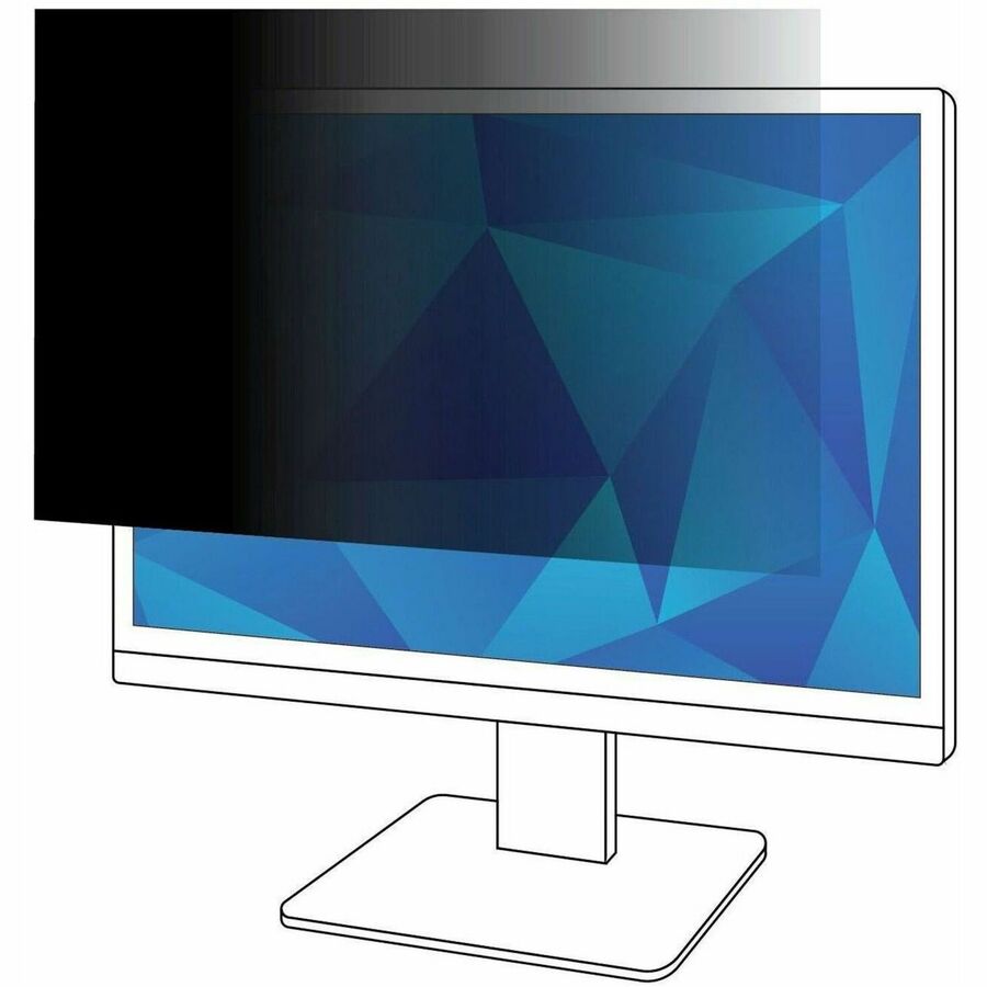 3M Privacy Filter PF240W9B 16:9 – Matte Surface, Anti-Glare, Blue Light Reduction, 60-Degree Privacy