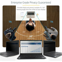 StarTech 14" Laptop Privacy Screen - Antiglare Shield, Blue Light Reduction, Reversible Design