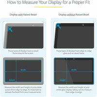 StarTech 14" Laptop Privacy Screen - Antiglare Shield, Blue Light Reduction, Reversible Design
