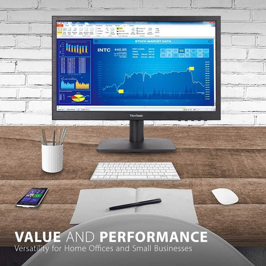 ViewSonic VA1903H 19" Widescreen Monitor 1366x768, 5ms Response, HDMI, Eye Comfort Features