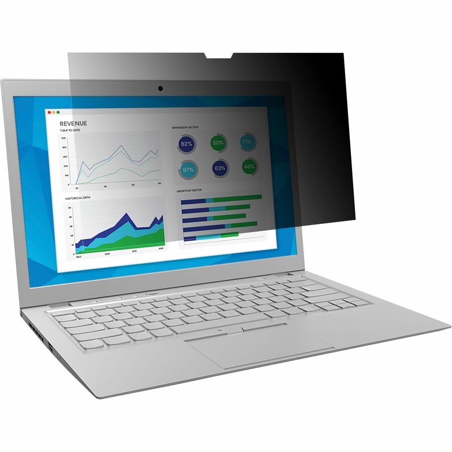 3M Bright Screen Privacy Filter 15.6 Inch Laptop - Anti-Spy, Nanolouver Tech, 85% Brightness