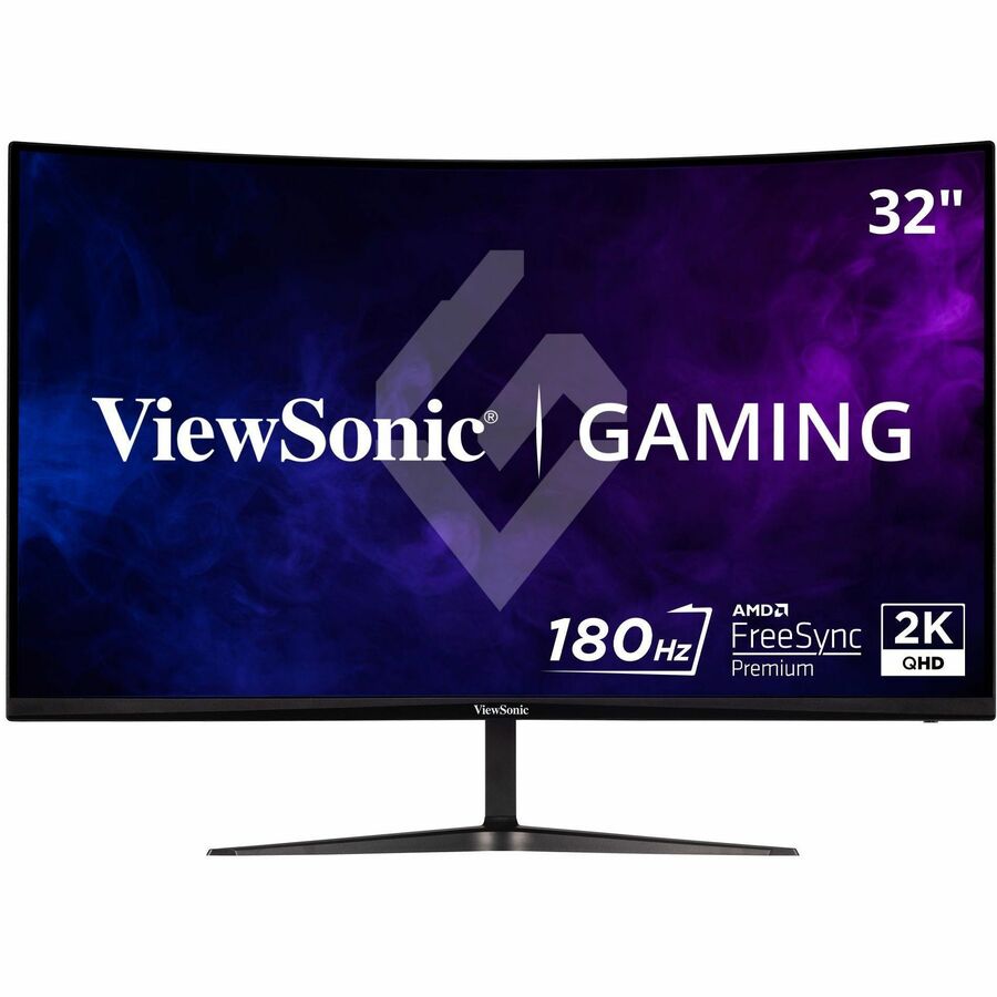 ViewSonic VX3218C-2K 32" Curved QHD Gaming Monitor - 180Hz, 1ms, FreeSync, Immersive Visuals
