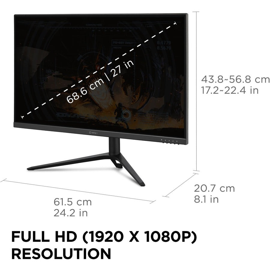 ViewSonic VX2728J 27" Full HD IPS Gaming Monitor | 180Hz Refresh Rate & 0.5ms Response Time