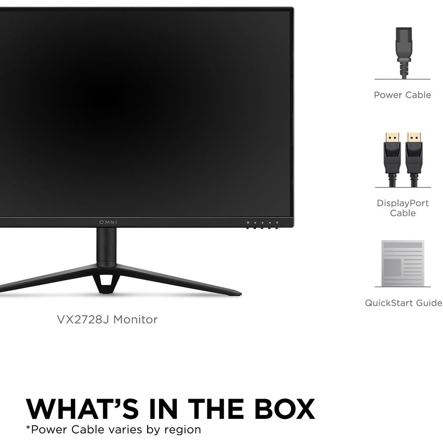 ViewSonic VX2728J 27" Full HD IPS Gaming Monitor | 180Hz Refresh Rate & 0.5ms Response Time