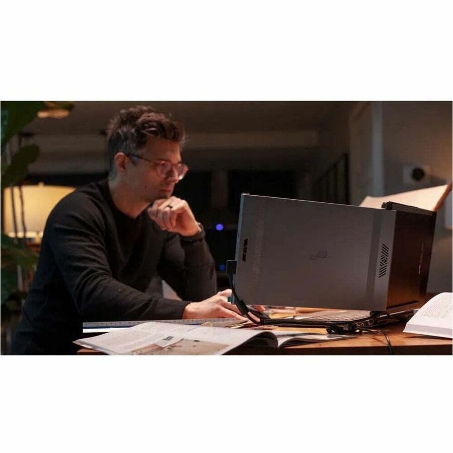Mobile Pixels Duex Max DS 14.1" IPS LCD Monitor - Auto Rotate, USB-C & HDMI, Eye Care Technology