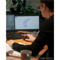Mobile Pixels Duex Max DS 14.1" IPS LCD Monitor - Auto Rotate, USB-C & HDMI, Eye Care Technology