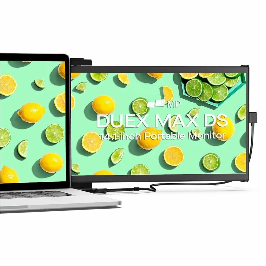 Mobile Pixels Duex Max DS 14.1" IPS LCD Monitor - Auto Rotate, USB-C & HDMI, Eye Care Technology