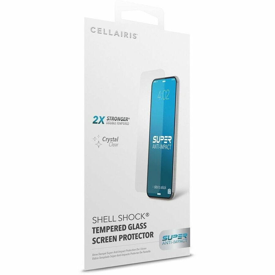 Cellairis Shell Shock Tempered Glass Screen Protector, 0.33Mm Thick, Case Friendly, Anti-Impact