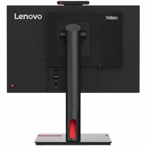 Lenovo TIO22GEN5 21.5" FHD IPS Monitor with VoIP Features, Webcam, and Built-In Speakers