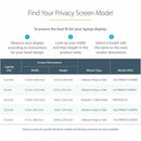 StarTech 15.6" Privacy Screen Filter - Anti-Glare, Blue Light Reduction, Reversible Design