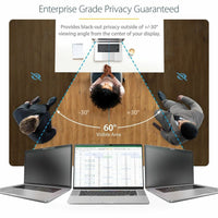 StarTech 14" MacBook Pro Privacy Screen - Reversible Matte & Glossy Filter, Blue Light Reduction