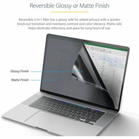 StarTech 14" MacBook Pro Privacy Screen - Reversible Matte & Glossy Filter, Blue Light Reduction