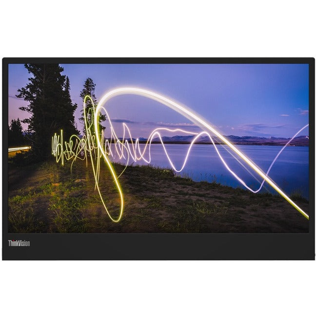 Lenovo ThinkVision M15 Portable 15.6" FHD Monitor - Lightweight, USB-C Power Pass Through, Slim Design