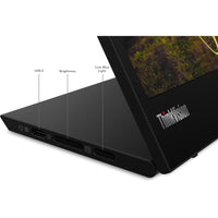 Lenovo ThinkVision M15 Portable 15.6" FHD Monitor - Lightweight, USB-C Power Pass Through, Slim Design
