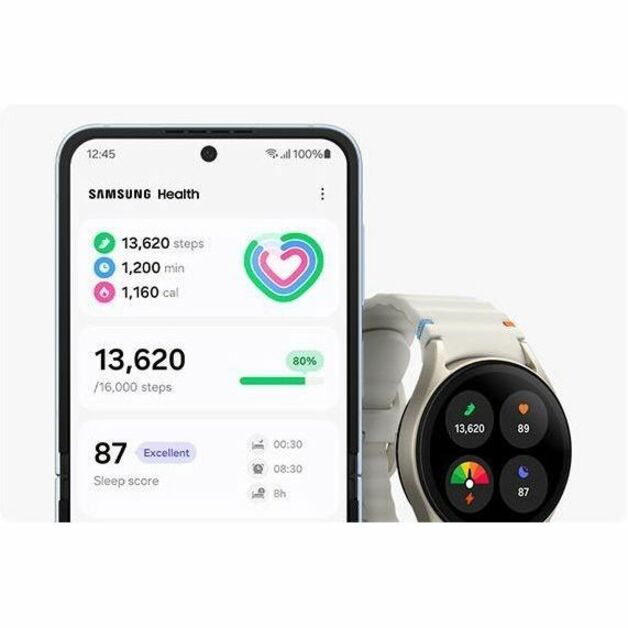 Samsung Galaxy Watch 7 SM-L310NZ - Elegant Silver Smart Watch with Heart Rate Monitor & Fitness Tracking