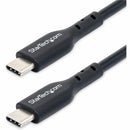 StarTech 2M USB-C Charging Cable 60W PD 3A Fast Charge Black Durable Construction Default Title