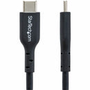 StarTech 2M USB-C Charging Cable 60W PD 3A Fast Charge Black Durable Construction
