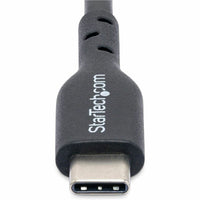 StarTech 2M USB-C Charging Cable 60W PD 3A Fast Charge Black Durable Construction
