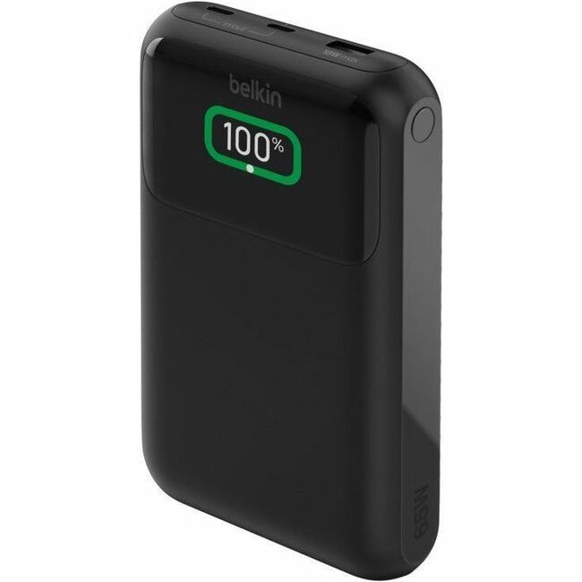 Belkin 65W 3-Port USB-C Power Bank 20K mAh - Laptop Charger with Full Color Display