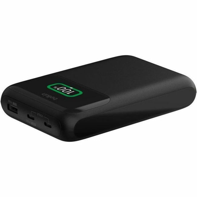 Belkin 65W 3-Port USB-C Power Bank 20K mAh - Laptop Charger with Full Color Display