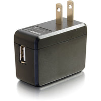 C2G USB Wall Charger 5V 2A Fast Charge for Mobile Devices, Compact AC Adapter, White