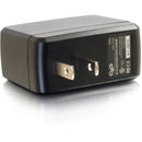 C2G USB Wall Charger 5V 2A Fast Charge for Mobile Devices, Compact AC Adapter, White