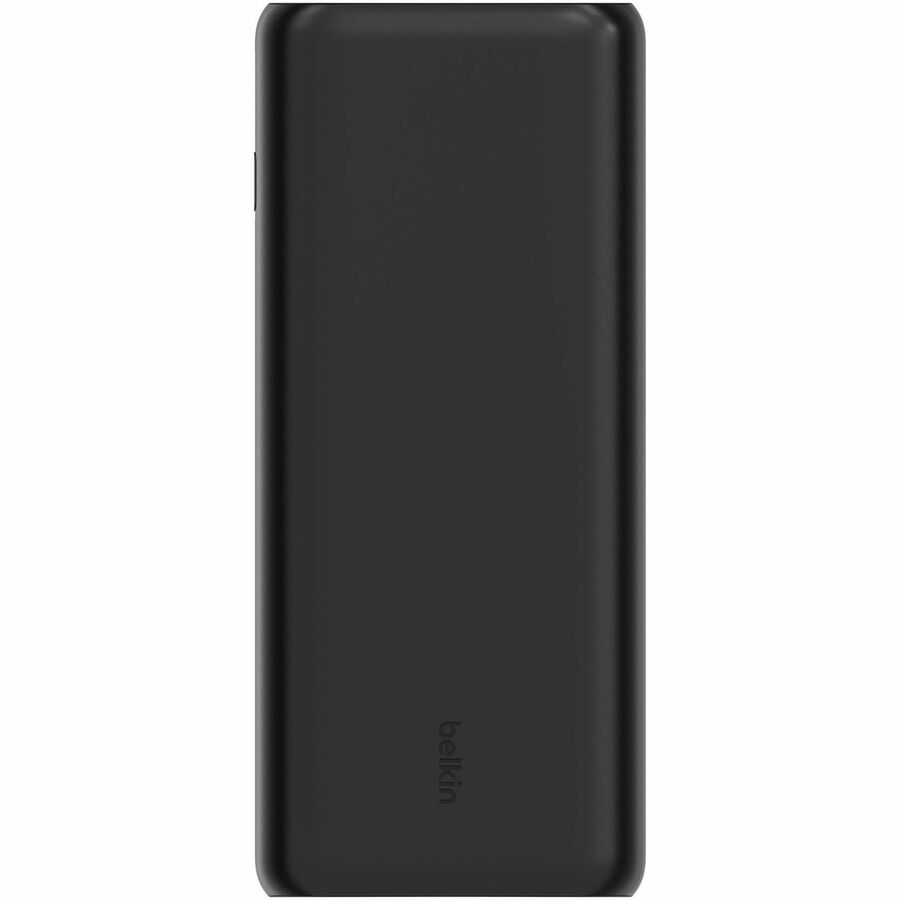 Belkin 20W 3-Port USB Power Bank, 20000mAh Capacity, Portable Charger, Black