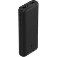 Belkin 20W 3-Port USB Power Bank, 20000mAh Capacity, Portable Charger, Black