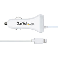 StarTech 2-Port Lightning Car Charger with FastCharge Capability for iPhone & iPad - 4.2A Power
