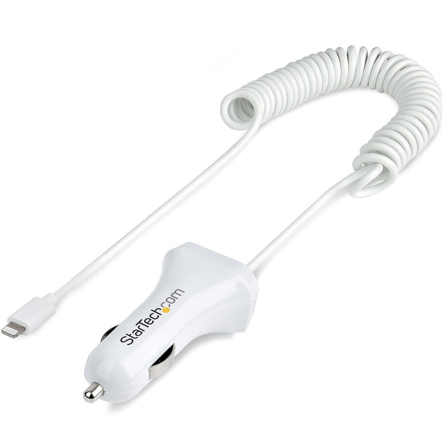 StarTech 2-Port Lightning Car Charger with FastCharge Capability for iPhone & iPad - 4.2A Power