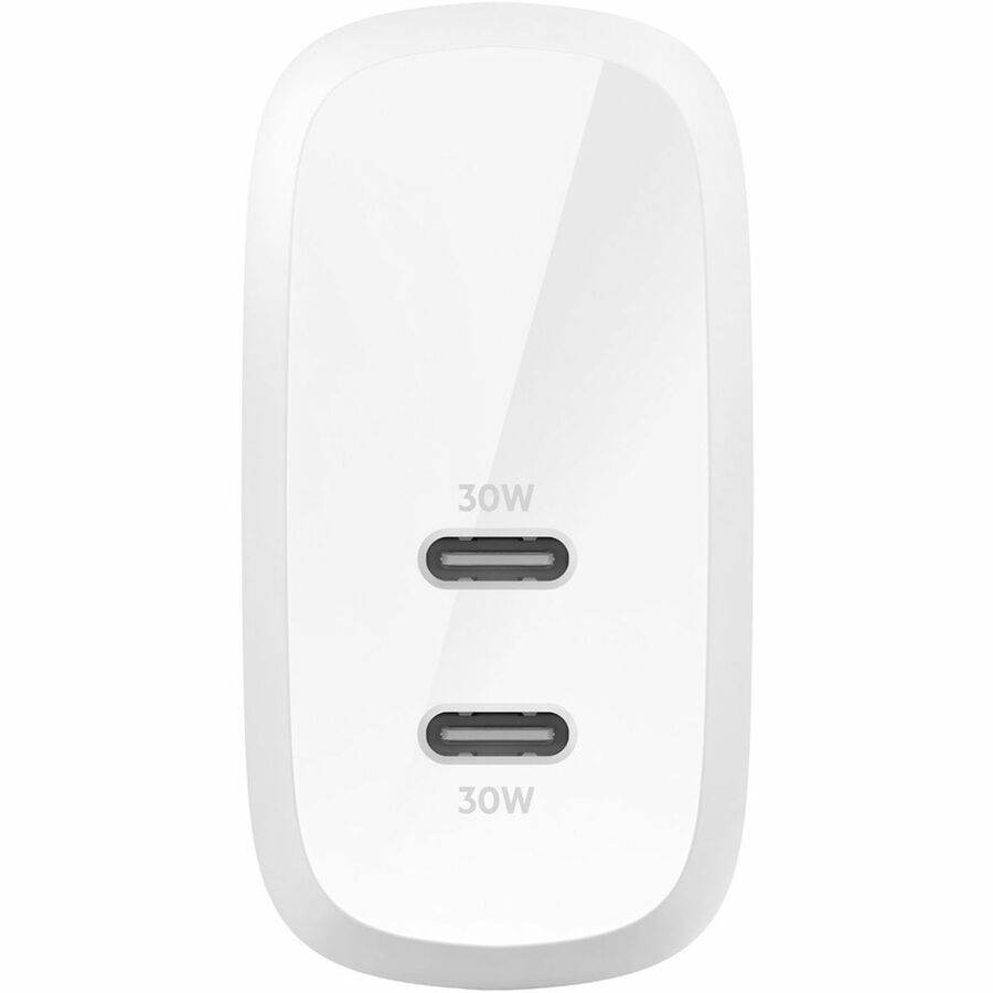 Belkin 60W USB-C Fast Charger with 2 Ports, PPS, PD 3.1 – Eco-Friendly Compact Design