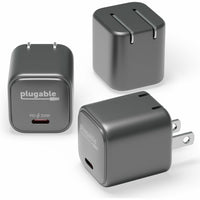 Plugable 30W GaN USB C Charger 3-Pack - Compact Fast Charging for Phones, Tablets & Laptops Default Title
