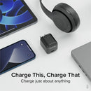 Plugable 30W GaN USB C Charger 3-Pack - Compact Fast Charging for Phones, Tablets & Laptops