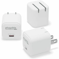 Plugable 30W GaN USB C Charger 3-Pack | Fast Charging, Portable, Universal Compatibility Default Title