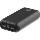 Urban Factory JUICEE Max 20000mAh Portable Power Bank with 2 USB-A Ports - Fast Charging, Black Default Title