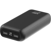 Urban Factory JUICEE Max 20000mAh Portable Power Bank with 2 USB-A Ports - Fast Charging, Black Default Title