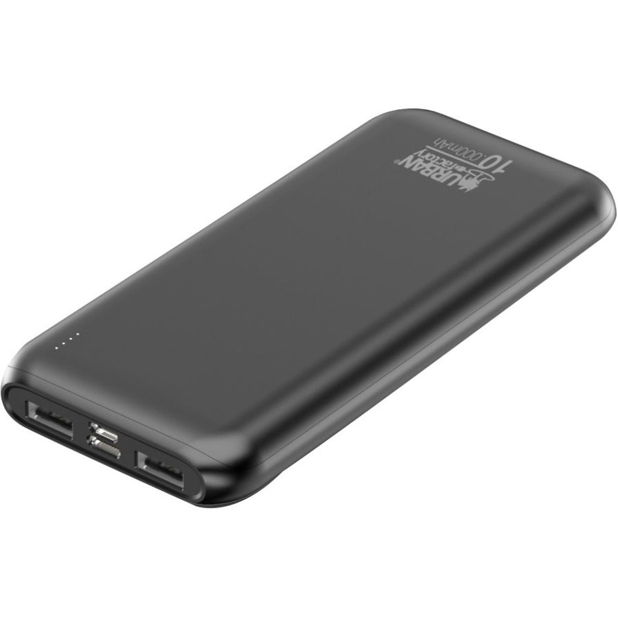 Urban Factory JUICEE Max 10000mAh Power Bank | Dual 2.1A USB-A Ports | FastCharge Technology