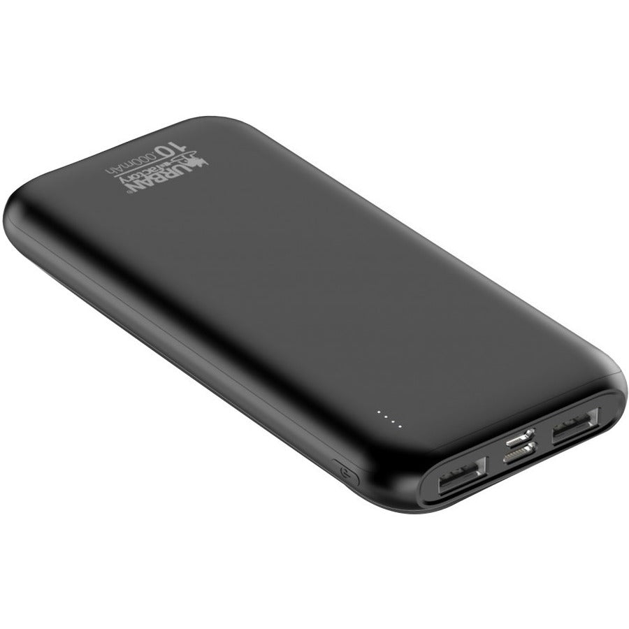 Urban Factory JUICEE Max 10000mAh Power Bank | Dual 2.1A USB-A Ports | FastCharge Technology