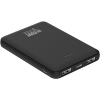 Urban Factory JUICEE Max 5000 mAh Portable Battery Pack with 2 USB-A Fast Charge Ports - Black Default Title