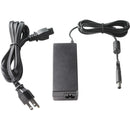 HP 90W Smart AC Adapter - 90° Right-Angled Connector, Reliable Power for Notebook, Black Default Title