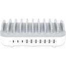 Manhattan 10-Port USB Charging Station, 120W Power, 3 USB-C PD 3.0, 7 USB-A Ports, Fast Charge
