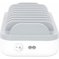 Manhattan 10-Port USB Charging Station, 120W Power, 3 USB-C PD 3.0, 7 USB-A Ports, Fast Charge
