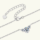1.2 Carat Moissanite Necklace in 925 Sterling Silver | D Color VVS1 Clarity, Elegant Design - Store 42