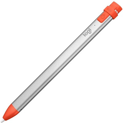Logitech Crayon Stylus For Apple - EDU Exclusive, Capacitive Tip, Replaceable Orange Tip