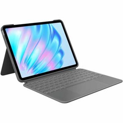 Logitech Combo Touch iPad Air 11-Inch M2 Case in Grey - Premium Protection and Versatile Design