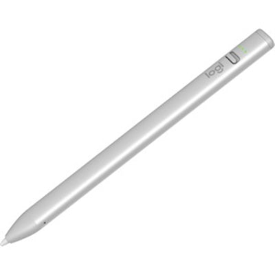 Logitech Crayon Silver Digital Pencil for iPad USB-C - Precision Drawing Tool