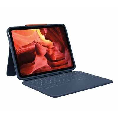 Logitech Rugged Combo 4 Protective Keyboard Case for iPad 10th Gen - Black