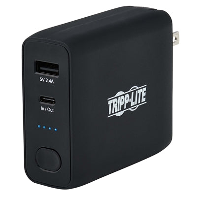 Eaton TrippLite VoltGo 5000mAh Power Bank with 2 USB Ports for Fast Mobile Device Charging