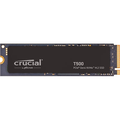 Crucial T500 500GB PCIe Gen4 NVMe M.2 SSD - High Speed Storage Solution for Gaming and Pros