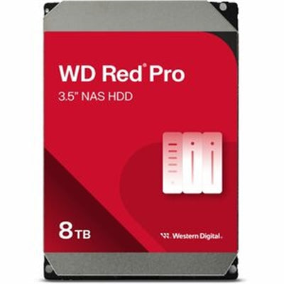 Western Digital Red Pro 8TB Internal Hard Drive - 3.5" SATA HDD with CMR Technology